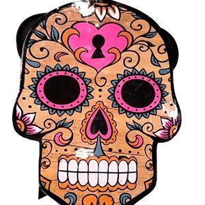 At Home Sugar Skull Cutting Board/ Decor